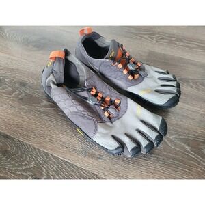 Vibram FiveFingers Gray Orange Lace Up Athletic Shoes Men Size 43 #2